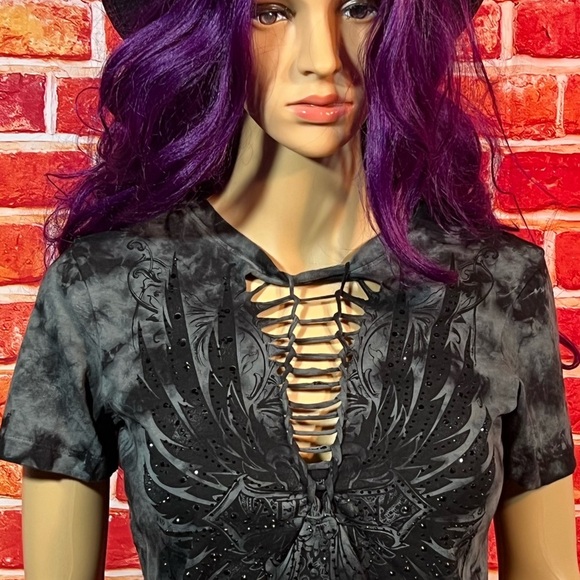 Affliction Women’s T-Shirt - Picture 1 of 12